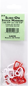 Picture of Lacis Slide-On Stitch Markers 20/Pkg-10 Each .375" & .675"