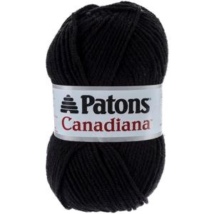 Picture of Patons Canadiana Yarn - Solids-Black