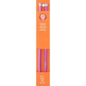 Picture of Boye Single Point Aluminum Knitting Needles 10"-Size 11/8mm