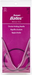Picture of Silvalume Circular Knitting Needles 16"-Size 7/4.5mm