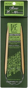 Picture of Takumi Bamboo Circular Knitting Needles 24"-Size 10.5/6.5mm