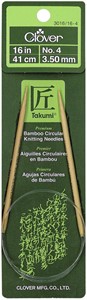 Picture of Takumi Bamboo Circular Knitting Needles 16"-Size 4/3.5mm