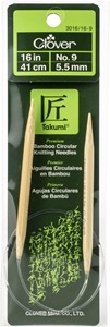 Picture of Takumi Bamboo Circular Knitting Needles 16"-Size 9/5.5mm