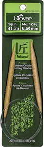 Picture of Takumi Bamboo Circular Knitting Needles 16"-Size 10.5/6.5mm