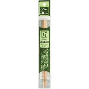 Picture of Takumi Bamboo Double Point Knitting Needles 7" 5/Pkg-Size 0/2mm