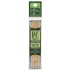 Picture of Takumi Bamboo Double Point Knitting Needles 5" 5/Pkg-Size 6/4mm