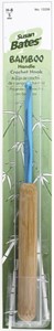 Picture of Susan Bates Bamboo Handle/Silvalume Head Crochet Hook 5.5"-Size H8/5mm