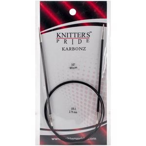 Picture of Knitter's Pride-Karbonz Fixed Circular Needles 32"-Size 2/2.75mm
