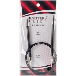 Picture of Knitter's Pride-Karbonz Fixed Circular Needles 40"-Size 10.5/6.5mm