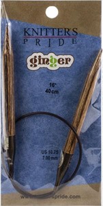 Picture of Knitter's Pride-Ginger Fixed Circular Needles 16"-Size 10.75/7mm