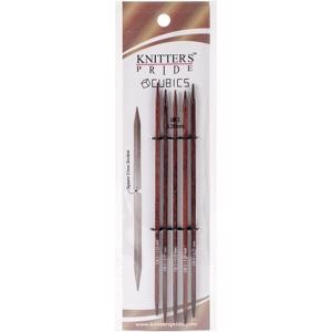 Picture of Knitter's Pride-Cubics Double Pointed Needles 6"-Size 3/3.25mm