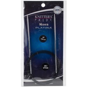Picture of Knitter's Pride-Nova Platina Fixed Circular Needles 40"-Size 2/2.75mm