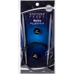 Picture of Knitter's Pride-Nova Platina Fixed Circular Needles 40"-Size 6/4mm