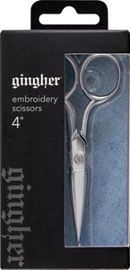 Picture of Gingher Embroidery Scissors 4"-W/Leather Sheath
