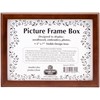 Picture of Sudberry House Mahogany Picture Frame Box 8.25"X6.25"X2.75"-Design Area 5"X7"
