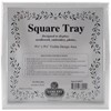 Picture of Sudberry House White Small Square Tray 10"X10"-Design Area 9.5"X9.5"
