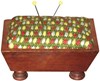 Picture of Sudberry House Mahogany Vintage Pincushion 3.5"X5"-Design Area 2"X3"