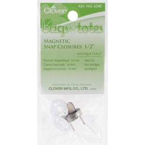 Picture of Clover Magnetic Tote Bag Closure 1/2"-Antique Gold