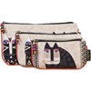 Picture of Laurel Burch Cosmetic Bags 3/Pkg-Wild Cats