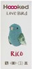 Picture of Hoooked Love Bird Yarn Kit W/Eco Barbante Yarn-Turquoise