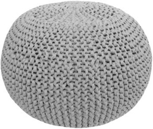 Picture of Hoooked Knit & Crochet Pouf Kit W/Zpagetti Yarn-Silver Gray