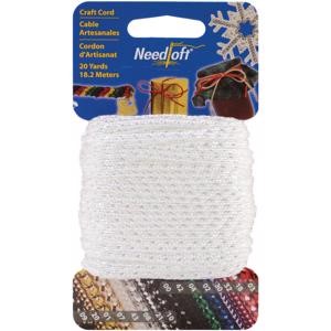 Picture of Cottage Mills Novelty Craft Cord 20yd-Iridescent White