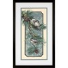 Picture of Dimensions Stamped Cross Stitch Kit 8"X16"-Chickadees On A Branch