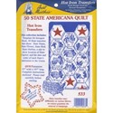 Picture of Aunt Martha's Iron-On Transfer Collection-50 State Americana Quilt