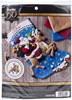 Picture of Bucilla Felt Stocking Applique Kit 18" Long-Reindeer Santa