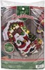 Picture of Bucilla Felt Stocking Applique kit 18" Long-Santa Is Here W/Lights
