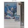 Picture of Dimensions Counted Cross Stitch Kit 10"X14"-The Dolphins' Domain (14 Count)