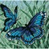 Picture of Dimensions Mini Needlepoint Kit 5"X5"-Butterfly Duo Stitched In Thread