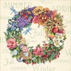 Picture of Dimensions/Gold Collection Counted Cross Stitch Kit 14"X14"-Wreath Of All Seasons (18 Count)