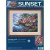 Picture of Dimensions Needlepoing Kit 16"X12"-Cottage Cove Stitched In Floss
