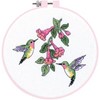 Picture of Dimensions/Learn-A-Craft Counted Cross Stitch Kit 6" Round-Hummingbird Duo (14 Count)