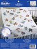 Picture of Bucilla Stamped Cross Stitch Baby Quilt Top 34"X43"-Alphabet Dreams