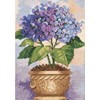 Picture of Dimensions/Gold Petite Counted Cross Stitch Kit 5"X7"-Hydrangea In Bloom (18 Count)