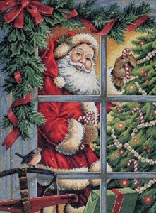 Picture of Dimensions Gold Collection Counted Cross Stitch Kit 12"X16"-Candy Cane (18 Count)