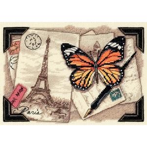 Picture of Dimensions Gold Petite Counted Cross Stitch Kit 7"X5"-Travel Memories (18 Count)