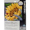 Picture of Dimensions Mini Needlepoint Kit 5"X5"-Sunflower & Ladybug Stitched In Thread