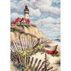 Picture of Dimensions/Gold Petite Counted Cross Stitch Kit 5"X7"-Cliffside Beacon (18 Count)