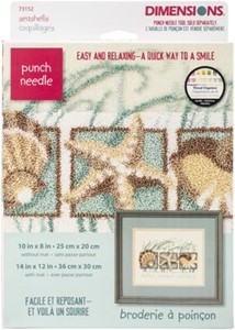 Picture of Dimensions Punch Needle Kit 10"X8"-Seashells