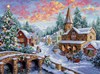 Picture of Dimensions Gold Collection Counted Cross Stitch Kit 16"X12"-Holiday Village (16 Count)