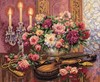 Picture of Dimensions/Gold Collection Counted Cross Stitch Kit 16"X13"-Romantic Floral (14 Count)