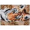 Picture of Dimensions Gold Petite Counted Cross Stitch Kit 7"X5"-Beguiling Tiger (18 Count)