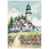 Picture of Dimensions/Gold Petite Counted Cross Stitch Kit 5"X7"-Scenic Lighthouse (18 Count)
