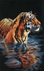 Picture of Dimensions Counted Cross Stitch Kit 9"X14"-Tiger Chilling Out (18 Count)