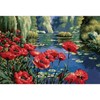 Picture of Dimensions Needlepoint Kit 16"X11"-Lakeside Poppies Stitched In Thread