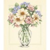 Picture of Dimensions Counted Cross Stitch Kit 12"X14"-Flowers In Tall Vase (14 Count)