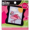 Picture of Bucilla/Beginner Minis Counted Cross Stitch Kit 3"X3"-Flamingo (14 Count)